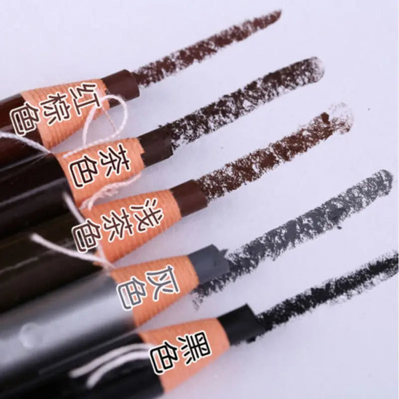 Microblading Eyebrow Pencil Set - Waterproof 12 Color Cosmetic Art Supplies