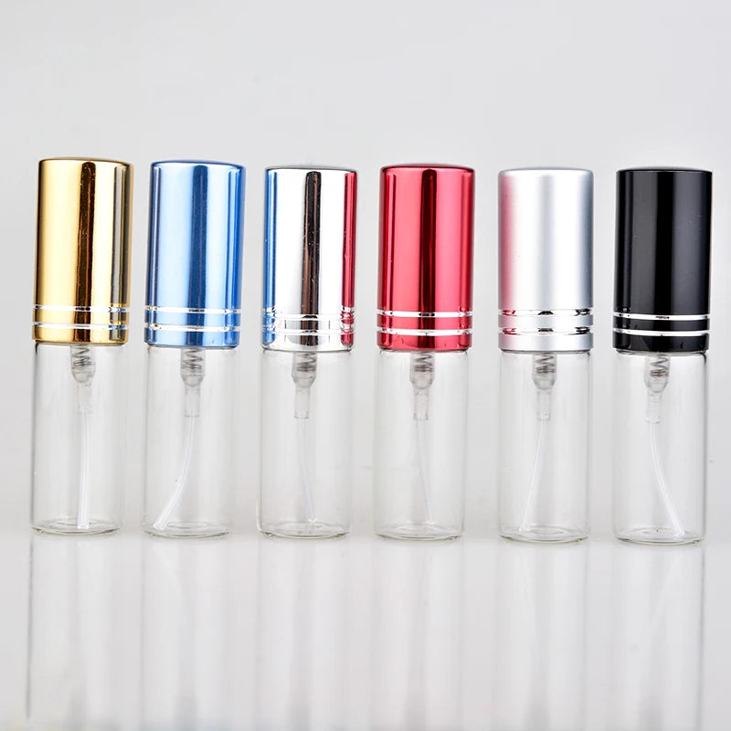 100PCS 5ml Portable Empty Cosmetic Spray Bottles Travel Perfume Containers