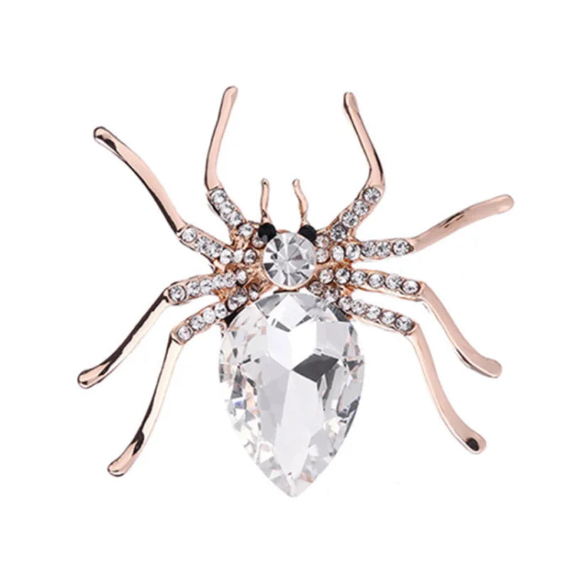 Retro Insect Spider Brooch Fashion Alloy Collar Pin Holiday Accessory