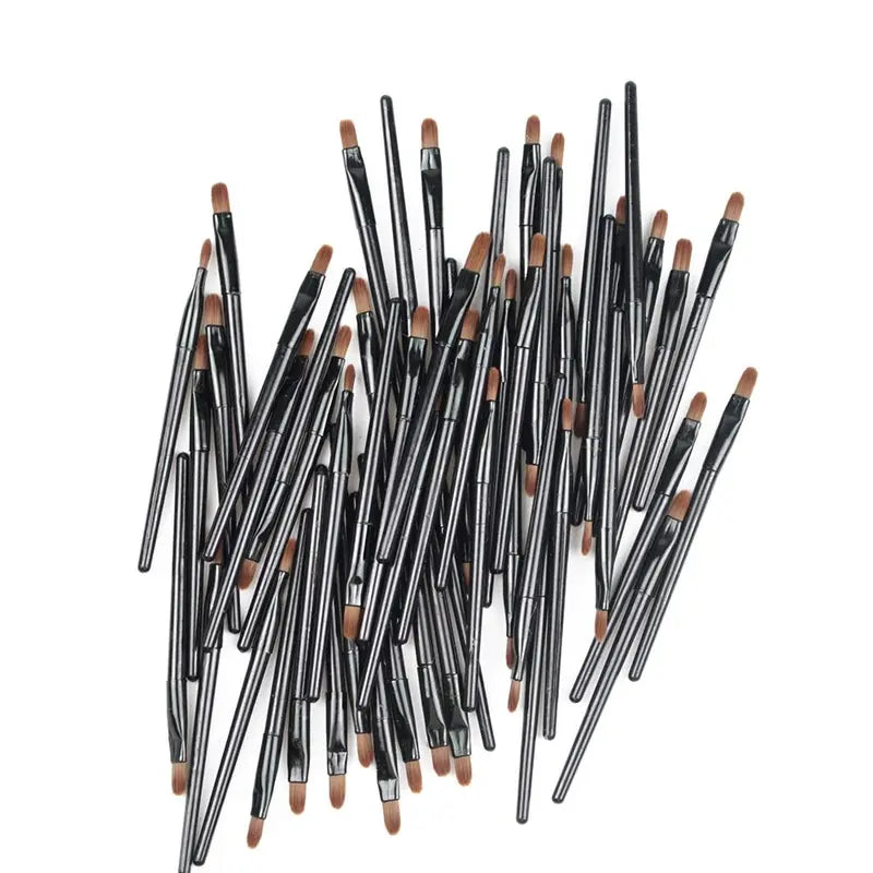 Disposable Lip Brush Applicators 50Pcs - Lip Gloss & Lipstick Makeup Tools