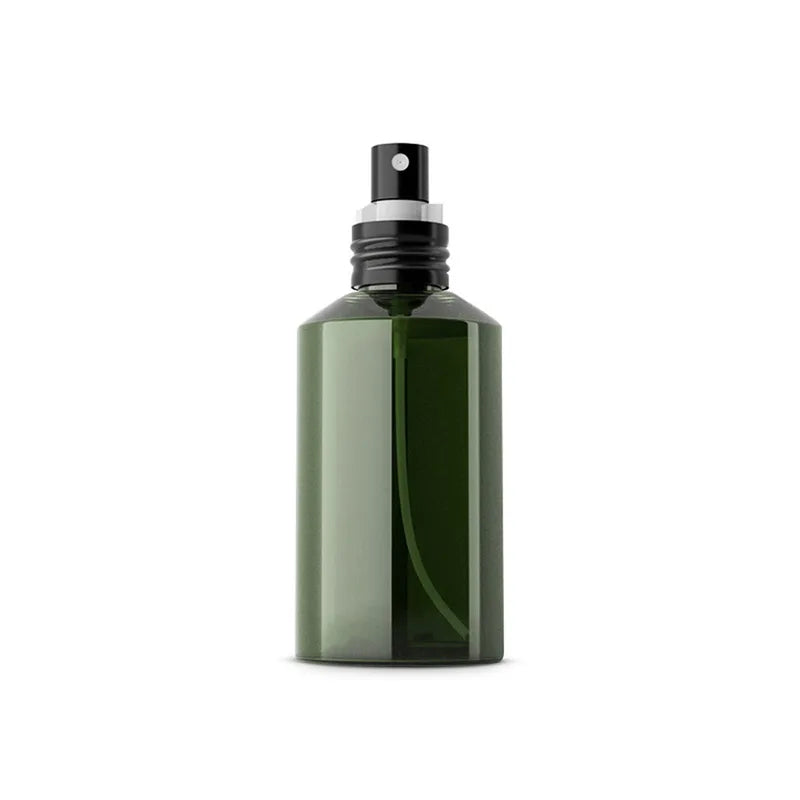 Portable Refillable Spray Bottle 50ML 100ML 150ML 200ML Green Plastic Cosmetic Container