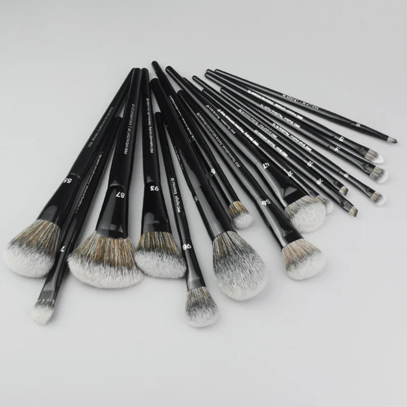 Makeup Brush Set for Face and Eye Contouring - Ultra Soft Tapered Blender, Highlight, Brow & Eye Shadow Tools