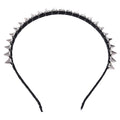 Metal Rivet Headband Punk Hair Accessory with Spike Studs for Women