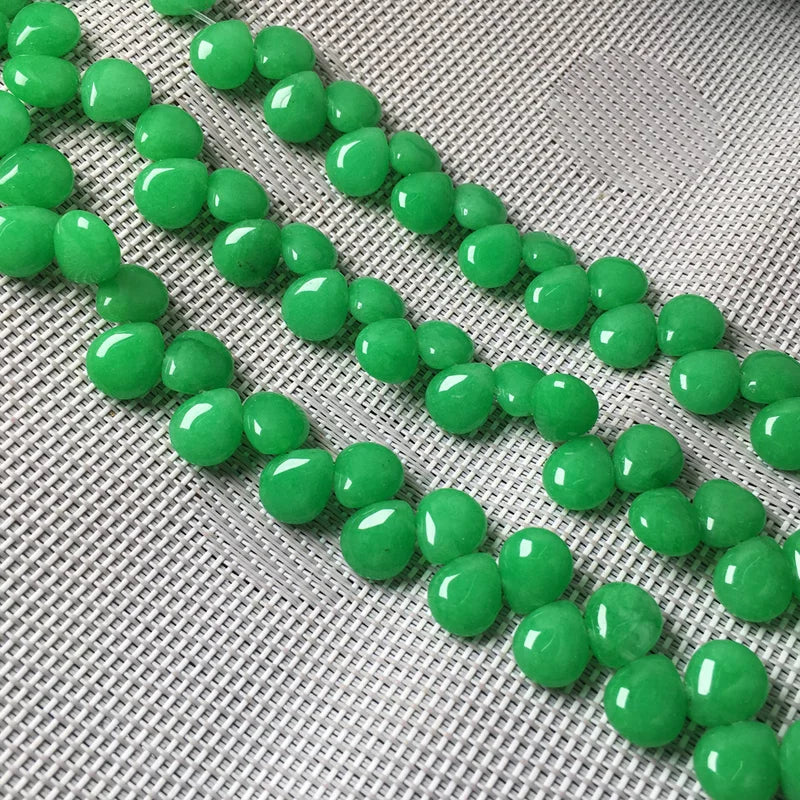 Natural Stone Water Drop Beads for Jewelry Making - Loose Crystal Beads 10x5mm
