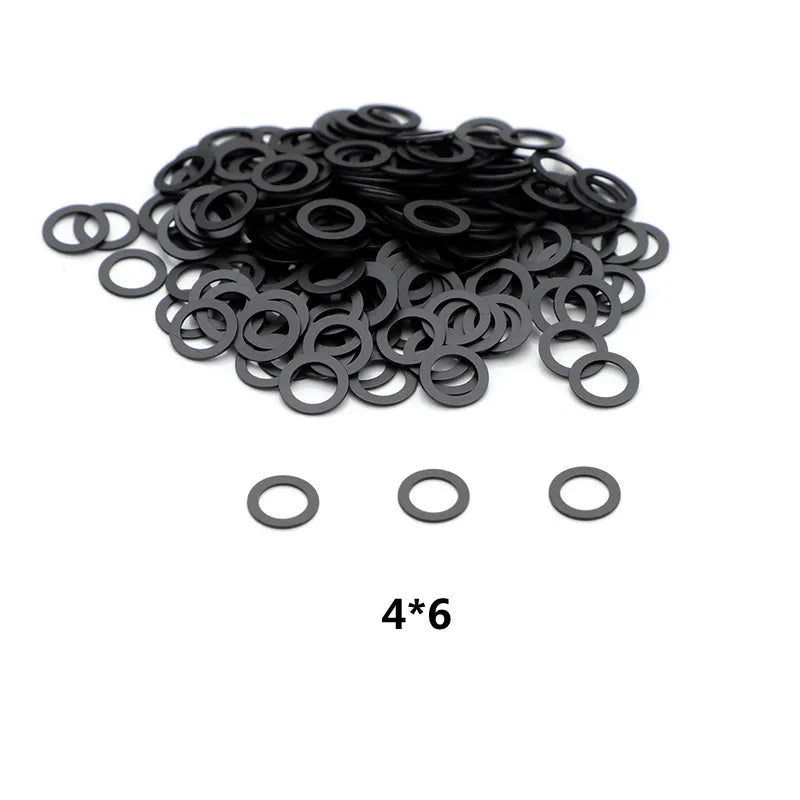 1000pcs Graphite Gaskets for Screws - Hairdressing Scissors Accessories, 3 Sizes Mix