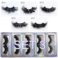 Wholesale 25mm Mink Fluffy Long False Eyelashes - Multiple Styles & Colors
