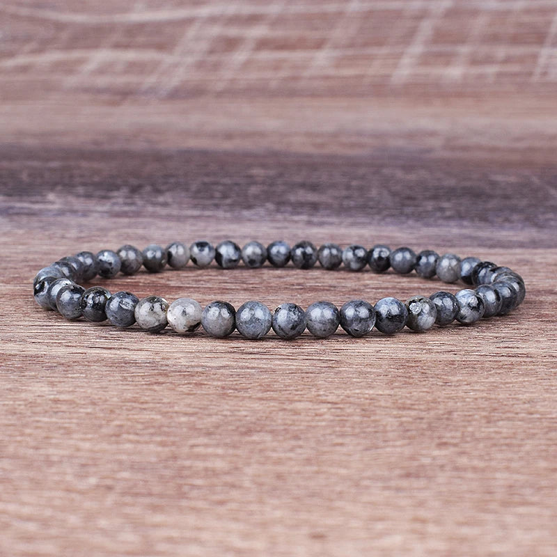 Mini Energy Bead Bracelet for Yoga Healing Natural Stone Jewelry Women Men Gift