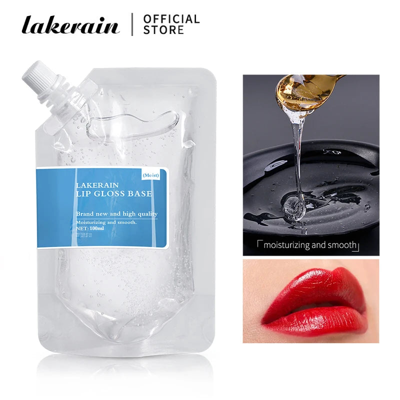 Lip Gloss Base Gel 200ml Bulk DIY Moisturizing Lipstick Making Material