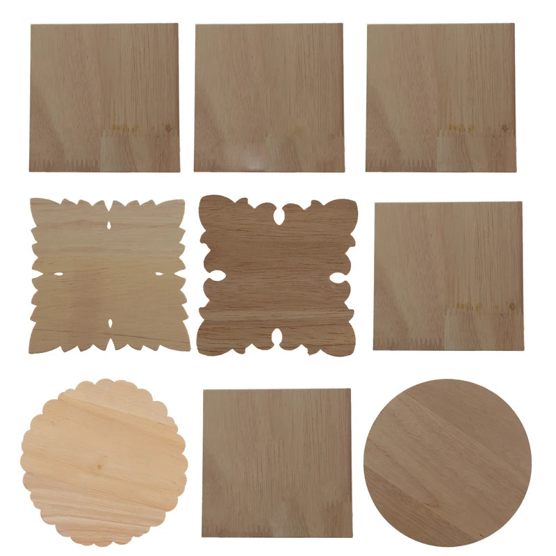 European Carved Unpainted Retro Wood Mouldings and Appliques for Home Furniture Walls
