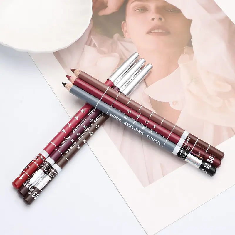 Professional Waterproof Lip Liner Pen - Matte Long Lasting Lipstick Pencil for Women