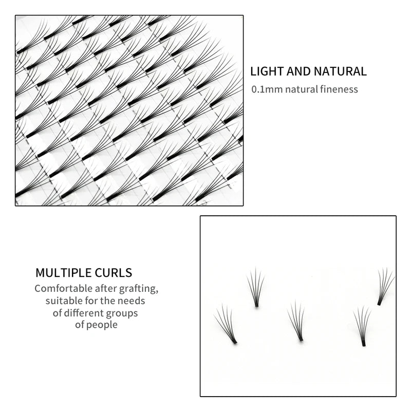 3D Mink Hair False Eyelashes - Handmade Natural Eye Lashes, Long & Soft