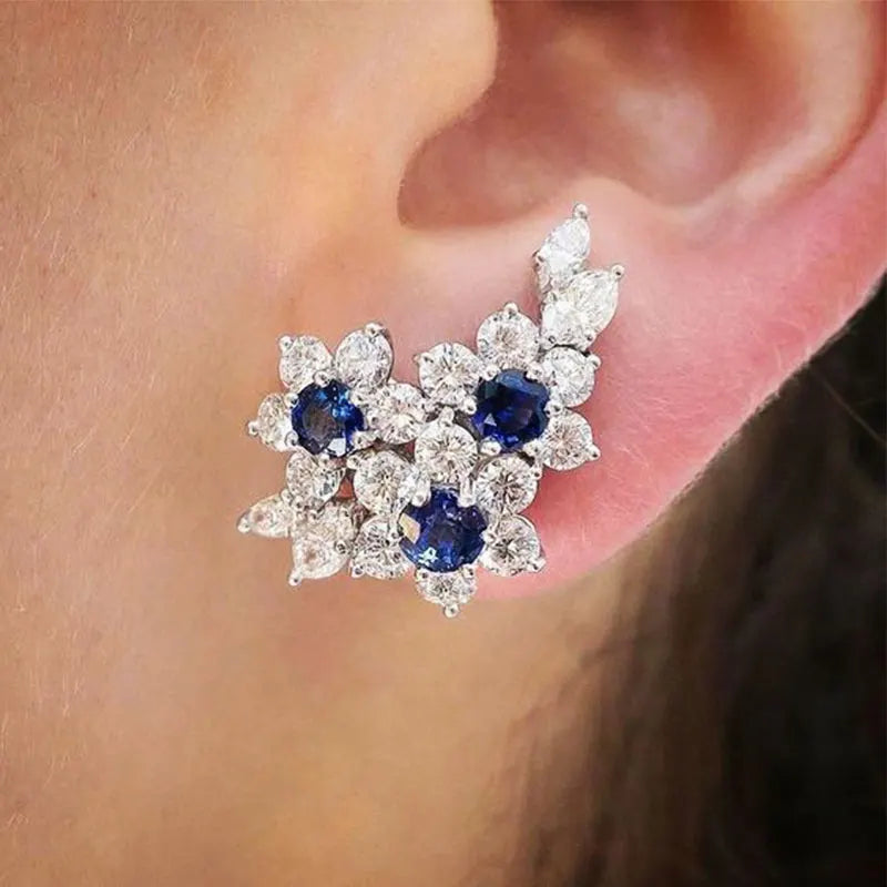 Elegant Women's CZ Earrings for Wedding Engagement Party Jewelry