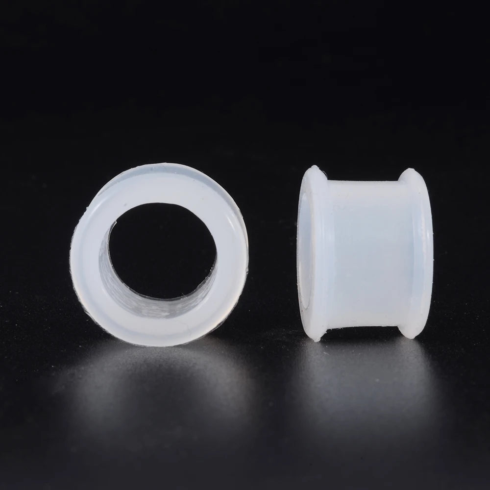 Big Size Silicone Ear Tunnel Plugs 3mm-76mm Double Flared Flesh Stretchers