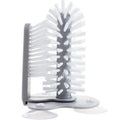 Glass and Bottle Cleaning Brush with Suction Base - Double Sided Kitchen Tool