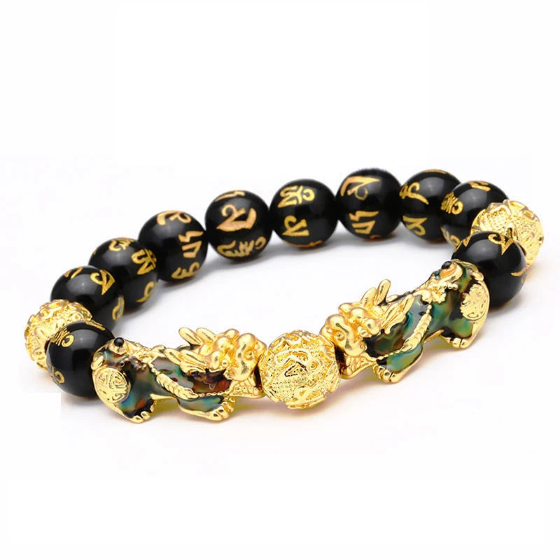 Lucky Prayer Beads Bracelet for Men & Women - Feng Shui Wealth and Good Luck Jewelry