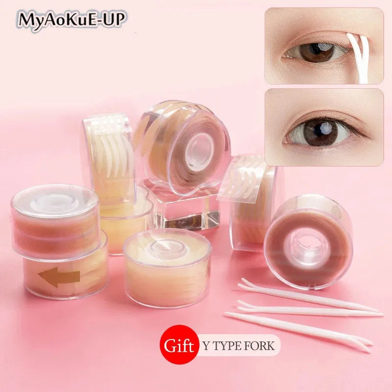 600pcs Double Eyelid Tape Eye Lift Stickers for Natural Eye Enhancement