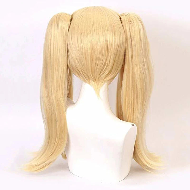 Heat Resistant Synthetic Cosplay Wig with Blonde Ponytail - Kakegurui Mary Saotome Style