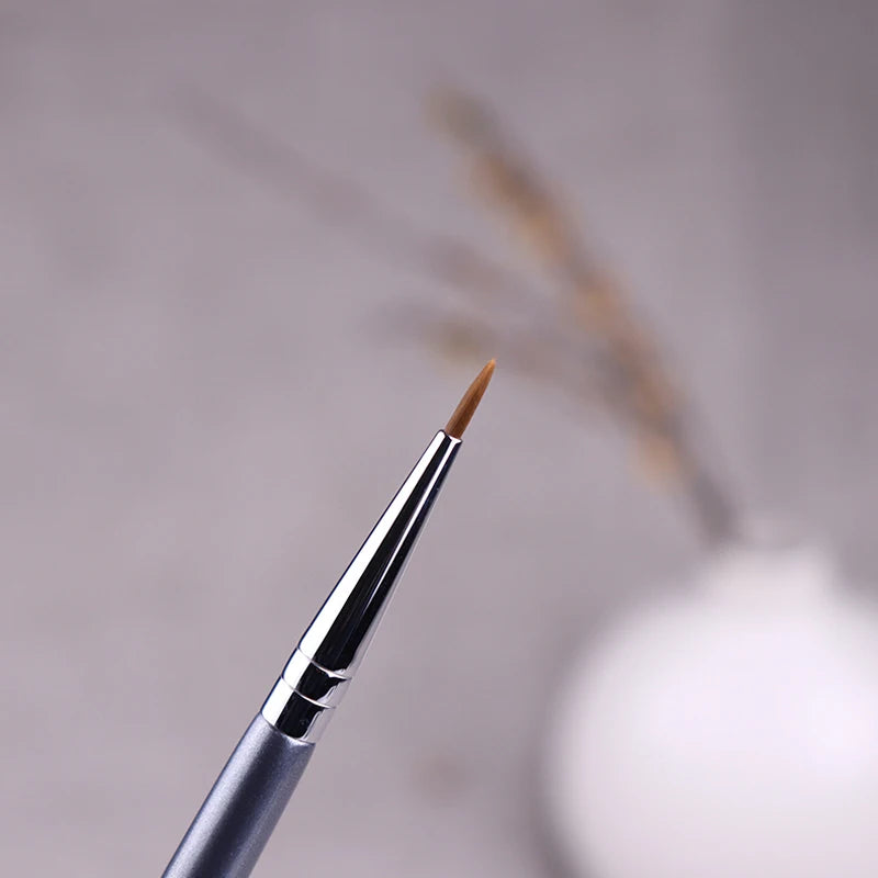 Precision Ultra-Fine Eyeliner Brush - Synthetic Hair for Makeup & Detailing