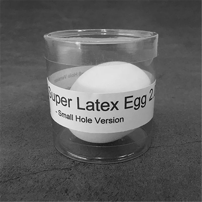 Latex Egg Gimmick for Magic Tricks - Small Hole Stage Illusions Accessory