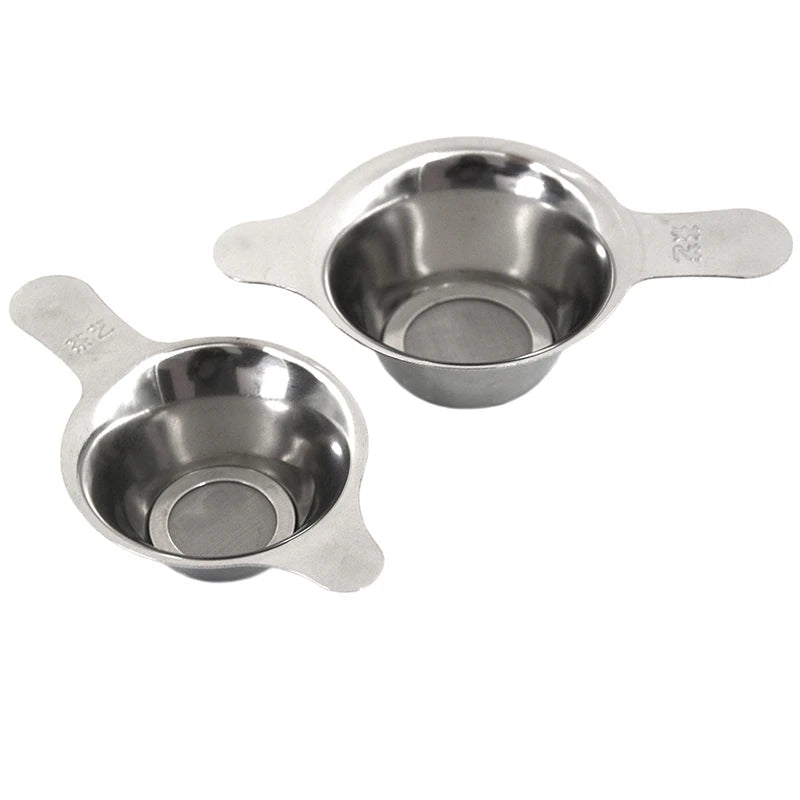 Stainless Steel Tea Strainer Filter Sieve for Leaf Tea & Spices - 2 Sizes