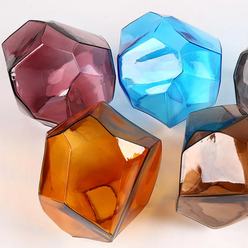 Modern Nordic Pendant Lamp with Stained Glass - LED Indoor Lighting Fixture