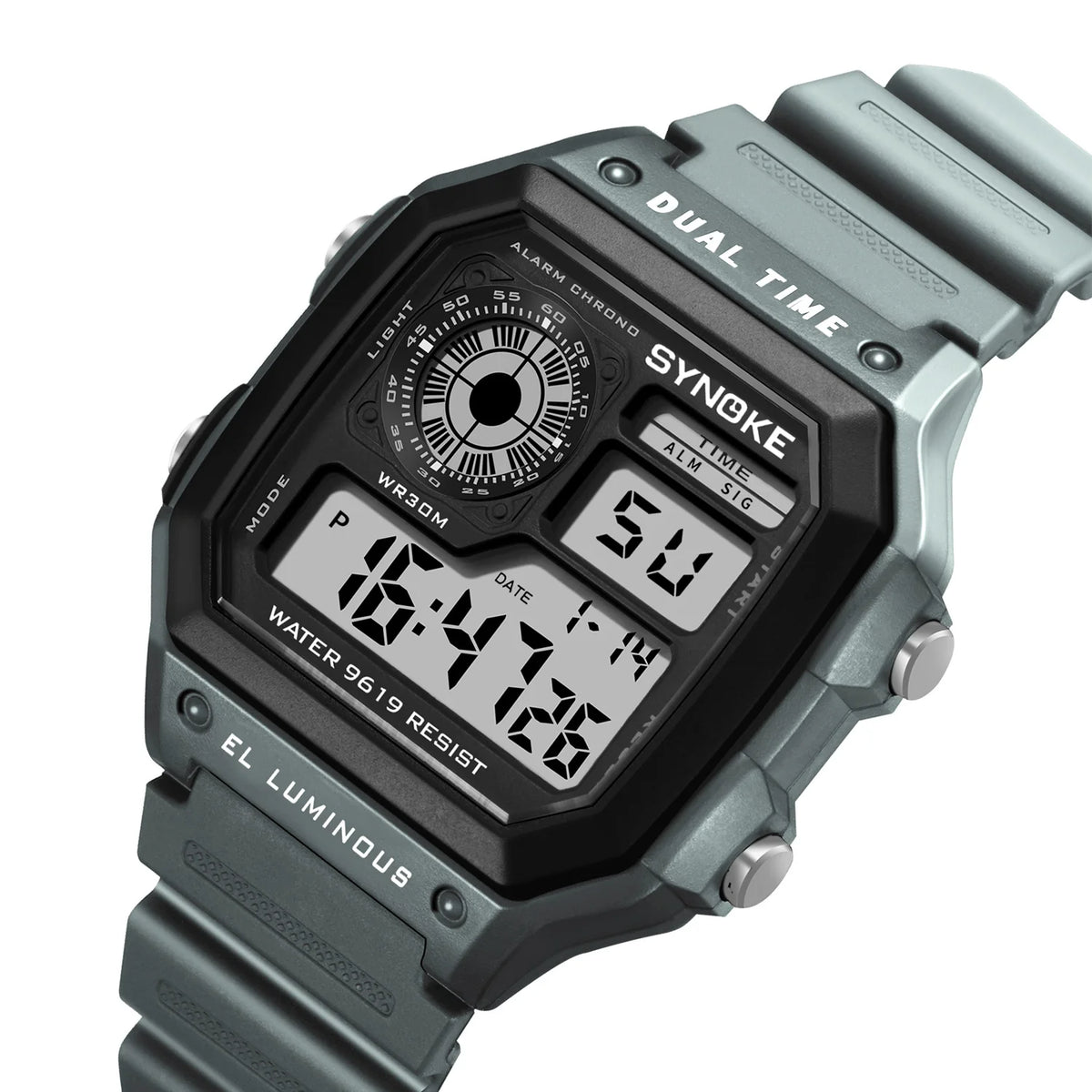 Digital Sports Watch Men Waterproof Stopwatch LED Chronograph Military Wristwatch