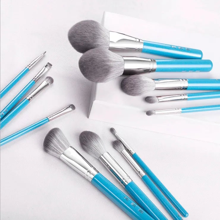 13PCS Makeup Brush Set - Soft Synthetic Hair Powder Foundation Eye Shadow