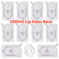 1000ml DIY Clear Lip Gloss Base Oil Non-Stick Moisturizing Lipstick Gel for Handmade Lip Makeup