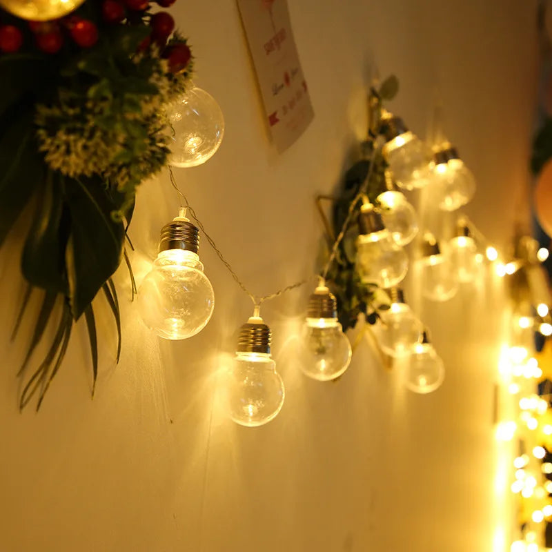 Outdoor Waterproof LED Fairy String Lights Battery or USB Powered for Garden & Party Decor