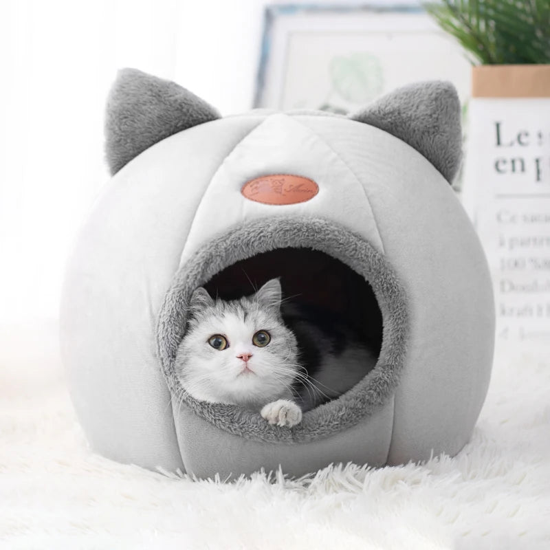 Deep Sleep Comfort Cat Bed Cave | Cozy Pet Nest & Small Dog House