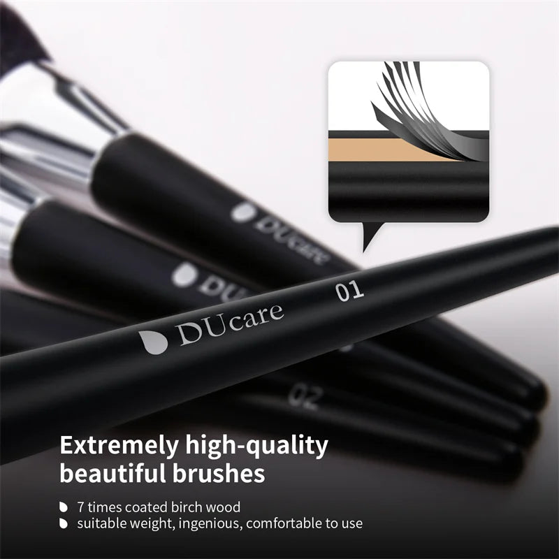 Professional Makeup Brush Set 10-32 Pcs Synthetic & Animal Hair Makeup Tools