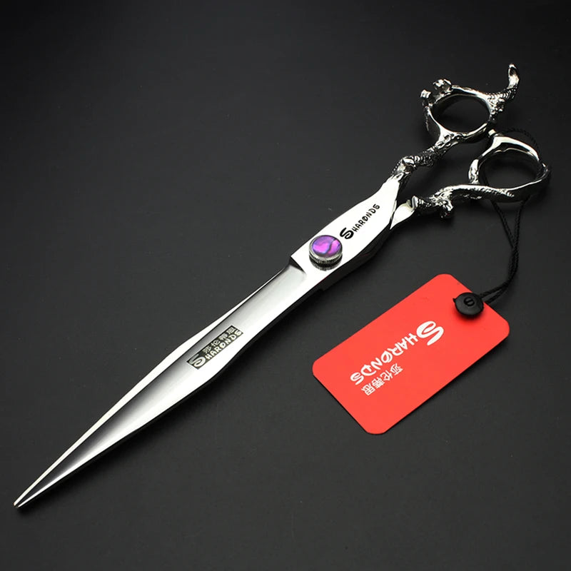 Professional Hairdressing Scissors 8 Inch Hair Cutting Shears for Barbers and Stylists