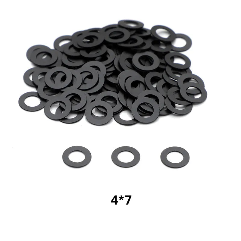 1000pcs Graphite Gaskets for Screws - Hairdressing Scissors Accessories, 3 Sizes Mix