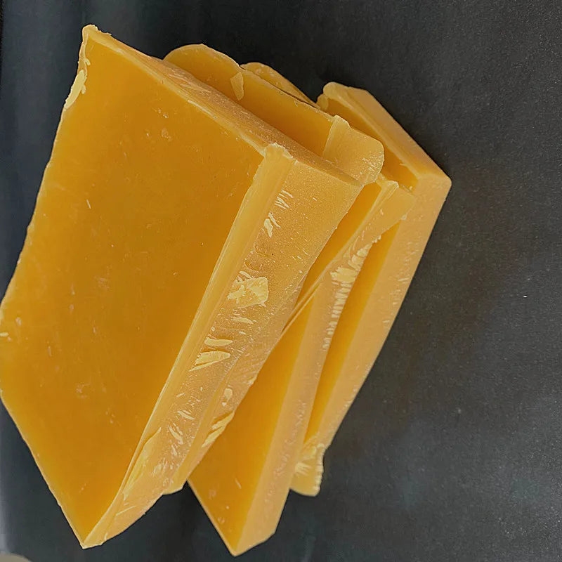 Food Grade Beeswax Block for DIY Lip Balm Soap Furniture Wax 100g-1kg