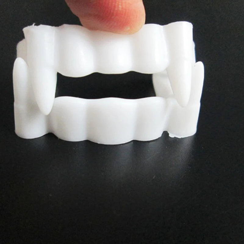 Halloween Zombie Vampire Dentures Costume Mask Prop for Kids & Adults