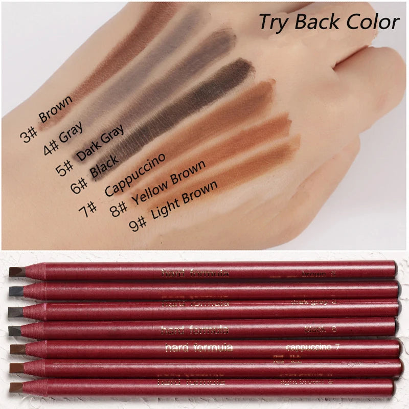 5PCS Eyebrow Pencil Set for Makeup - Waterproof, High-Quality Cosmetic Art Tools