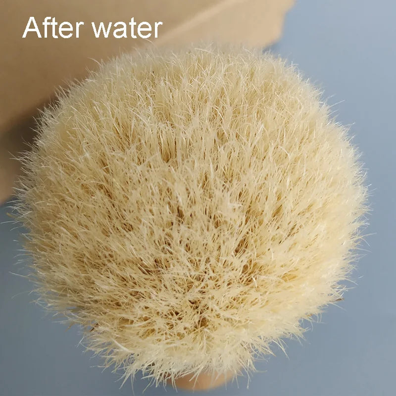 Boar Bristle Shaving Brush with Wooden Handle - Soft Hair, 26mm Knot
