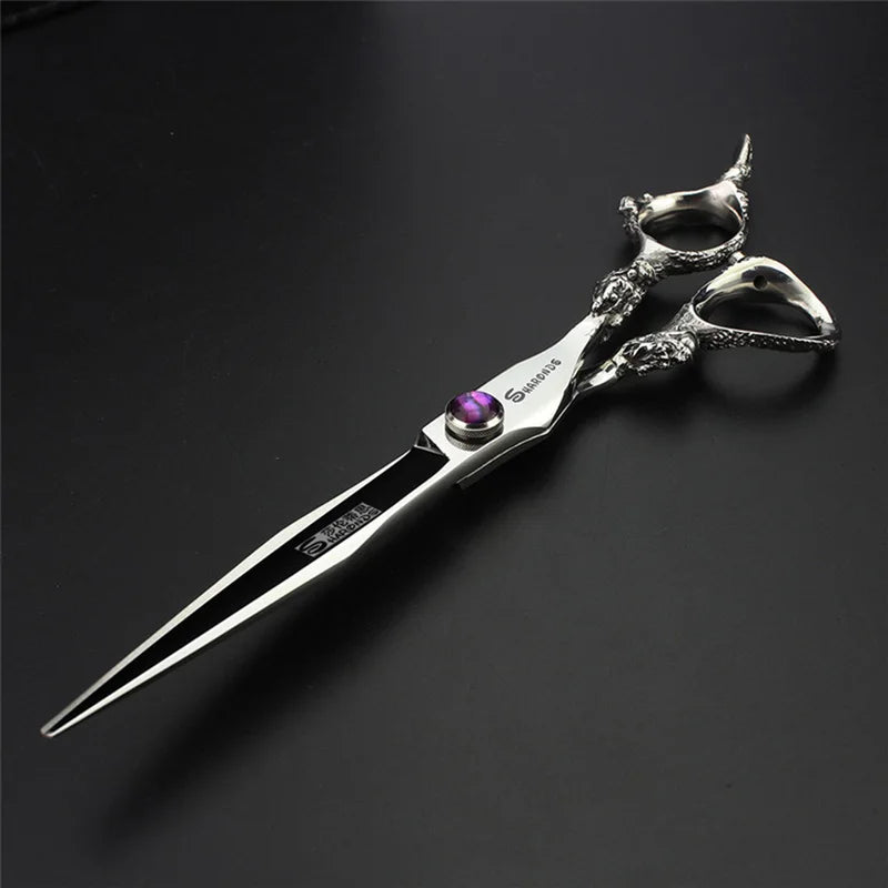 Professional Hairdressing Scissors 8 Inch Hair Cutting Shears for Barbers and Stylists