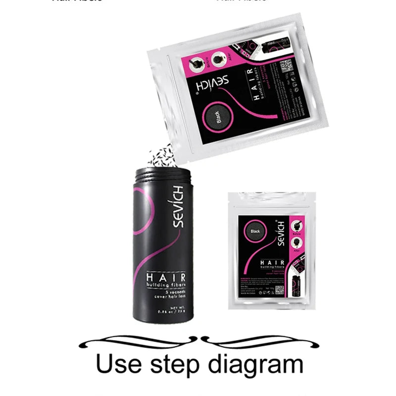 500g Hair Building Fiber Keratin Powder for Hair Regrowth & Concealing