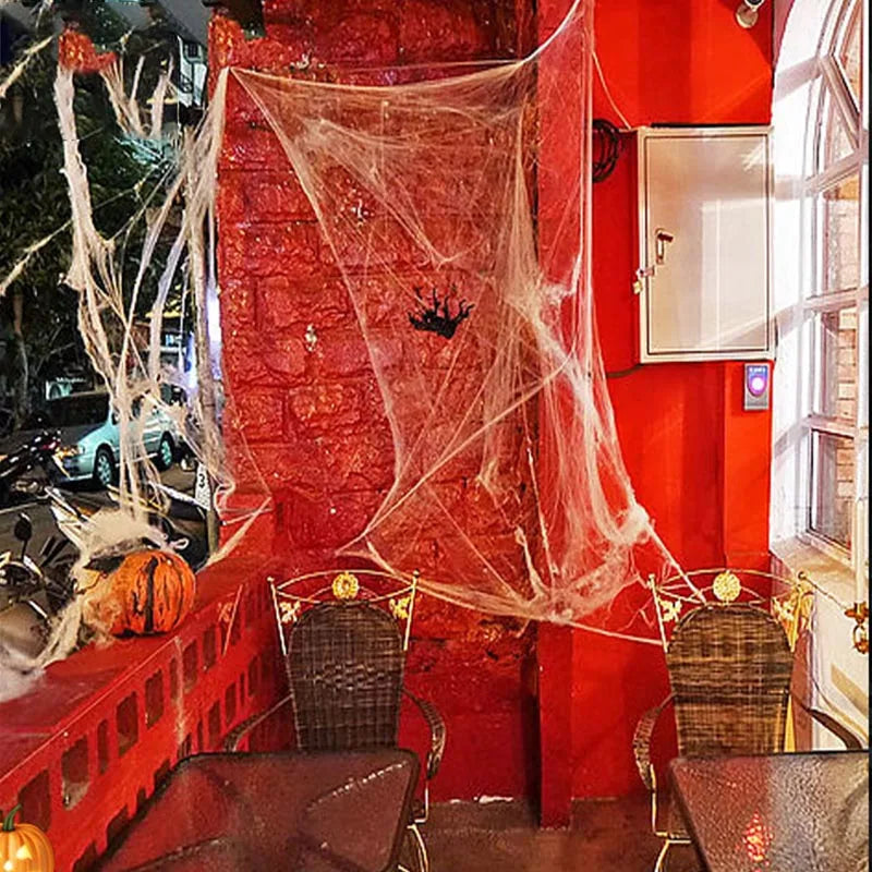 Halloween Warning Tape Signs 580x8.5cm Party Props Safety Warning Line