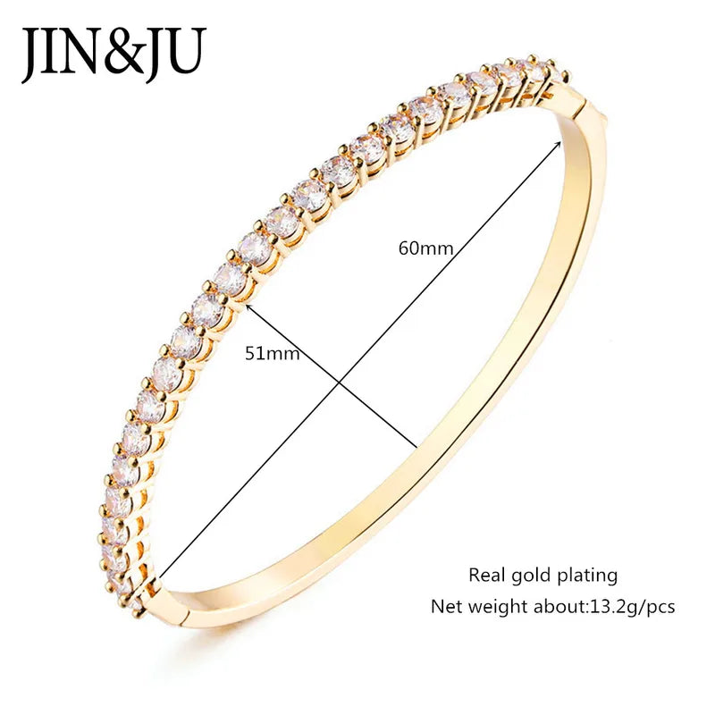 Luxury Silver, Gold & Rose Gold Bangles for Women - Multiple Colors