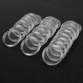 25mm Transparent Coin Holder Capsules Set - 100 Round Storage Cases