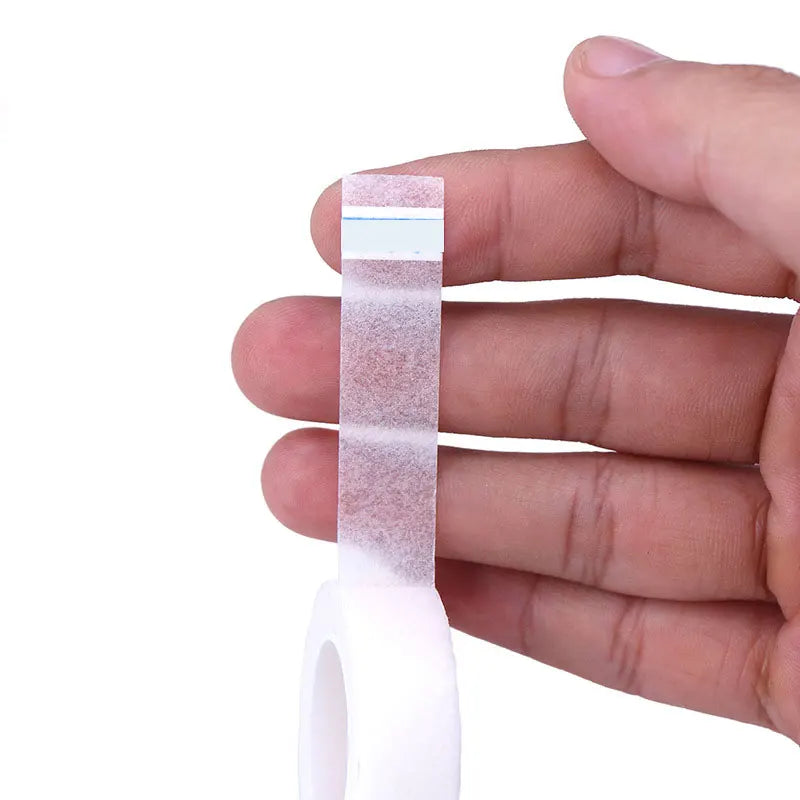 Eyelash Extension Lint-Free Eye Pads with Breathable Micropore Tape - White, Black, Red, Grey