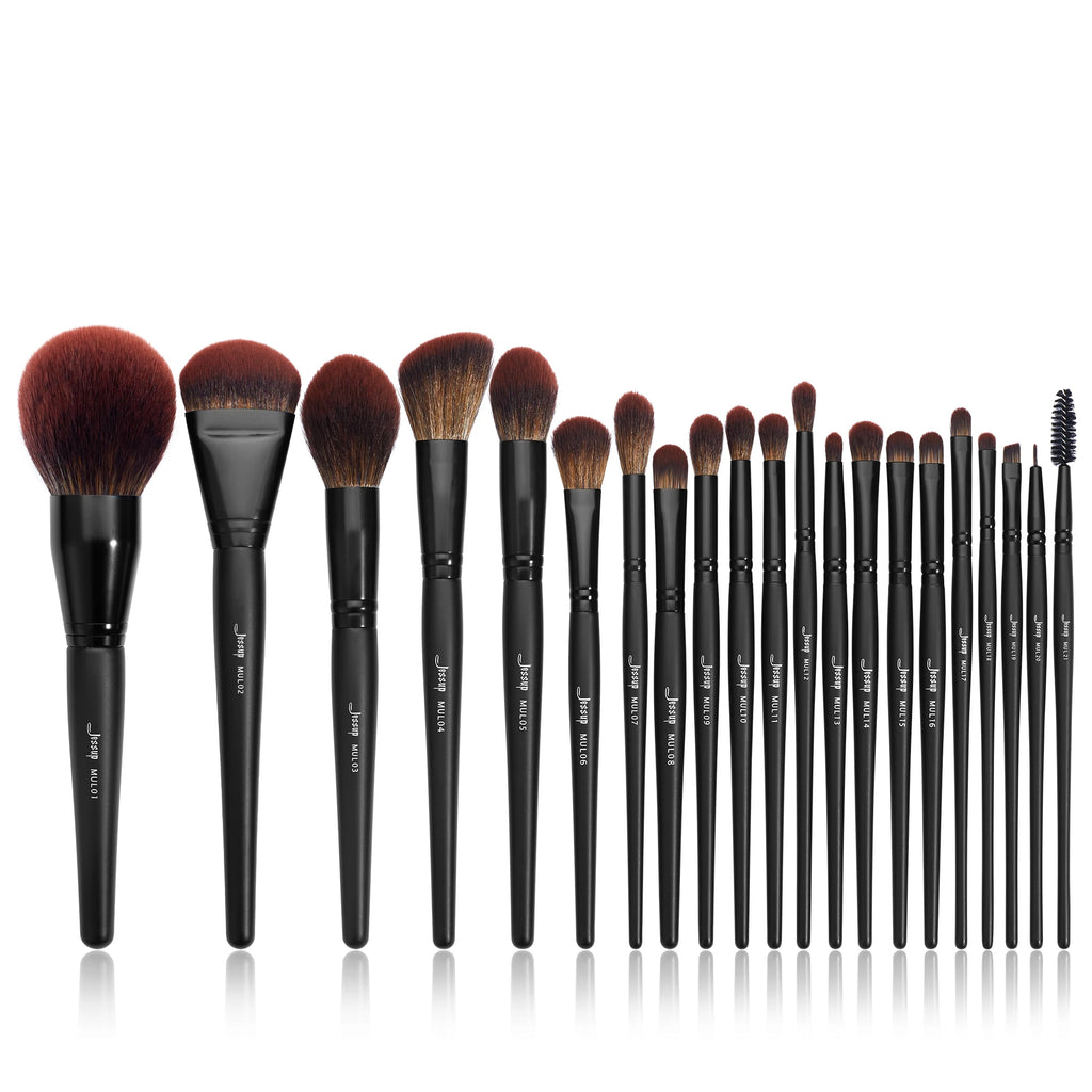 Professional Makeup Brushes Set 3-21 Pcs Synthetic Face Eye Contour Tools