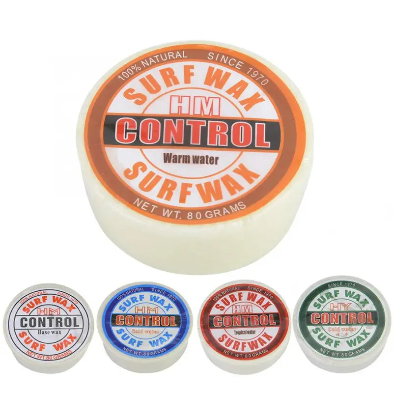 Lightweight Surfing Wax Set 80g 5 Water Temperature Variants for Water Sports