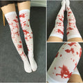 Bloody Zombie Nurse Socks Halloween Costume Socks for Women