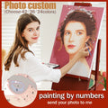 Personalized Paint by Numbers Kit - Custom Photo Canvas Artwork for Home Decor