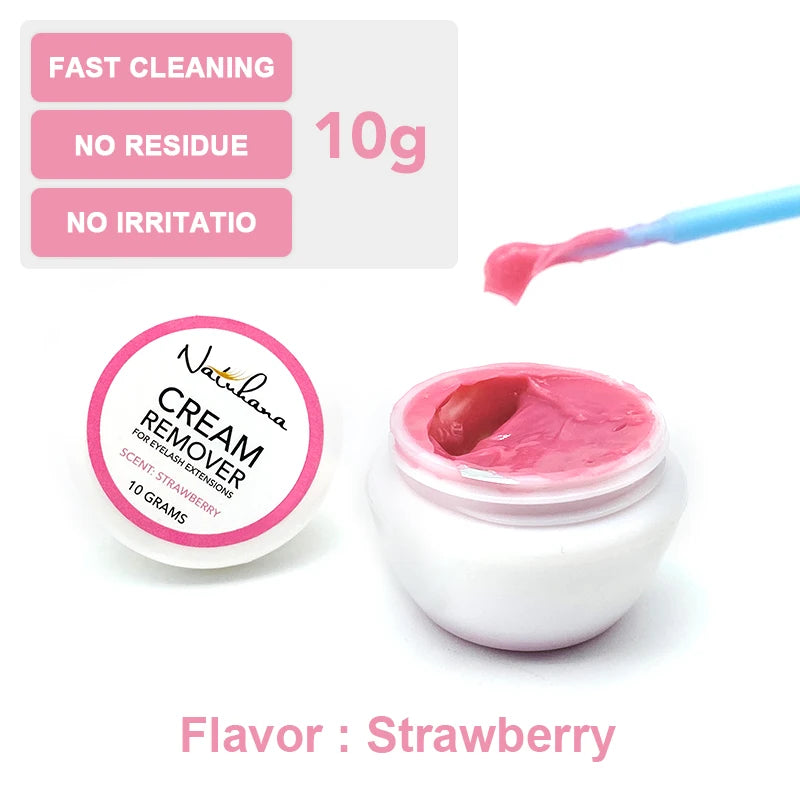 Professional Eyelash Extension Remover Cream - Quick & Gentle Lash Glue Remover