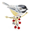 Multicolor Bird Brooch Pins - Enamel Animal Jewelry Gift, Multiple Metal Colors