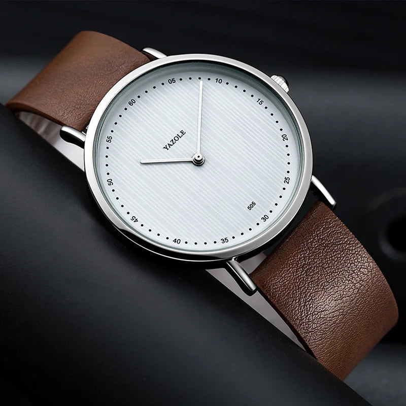 Luxury Men's Quartz Watch for Business Casual Wear - Multiple Colors